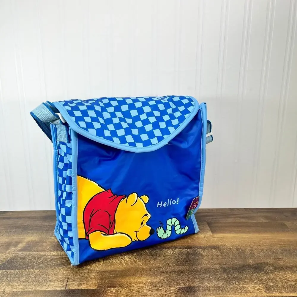 Vintage Winnie The Pooh Diaper Bag‎ Baby Bottle Bag Wet Bag DOLLY RARE Lunch bag